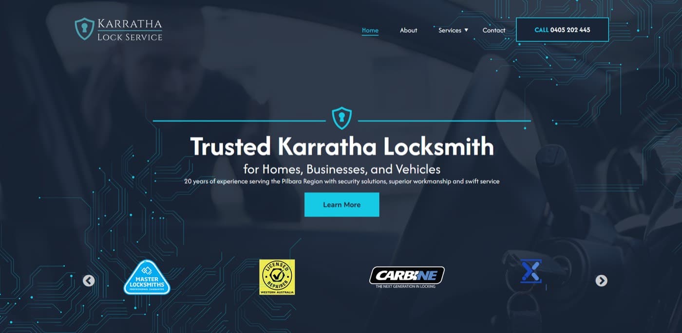 Karratha Lock Service locksmith website