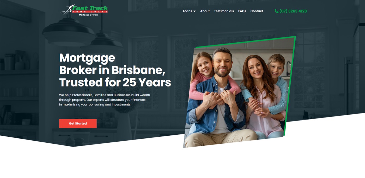 Fast Track Home Loans website