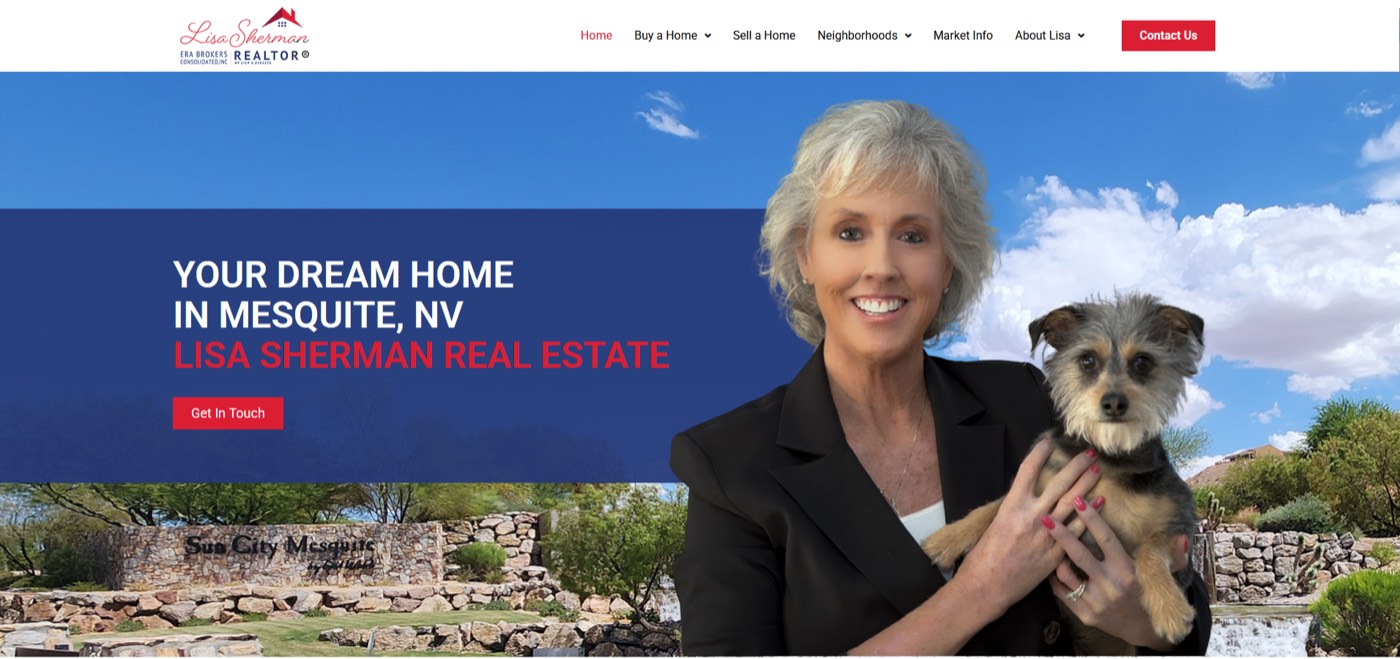 Lisa Sherman Realty website